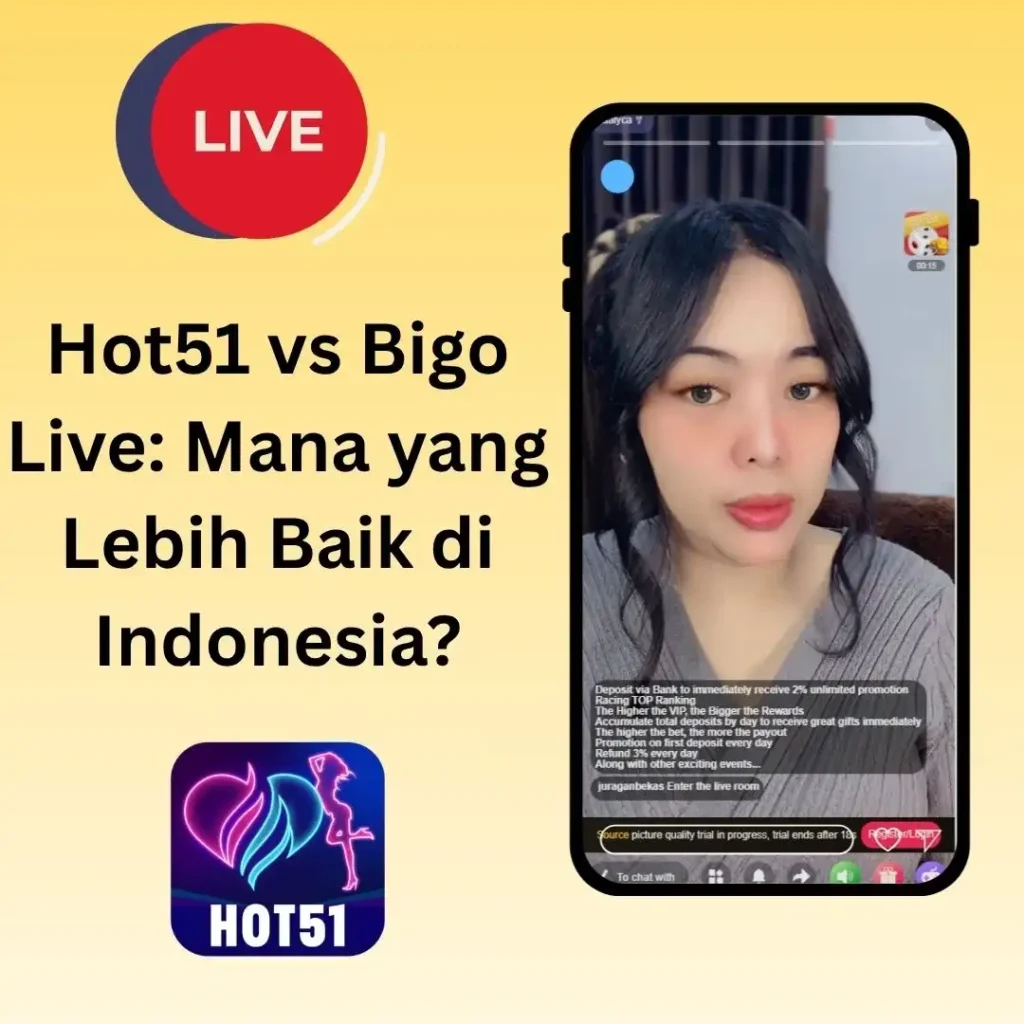 Hot51 vs Bigo Live: Mana yang Lebih Baik di Indonesia?