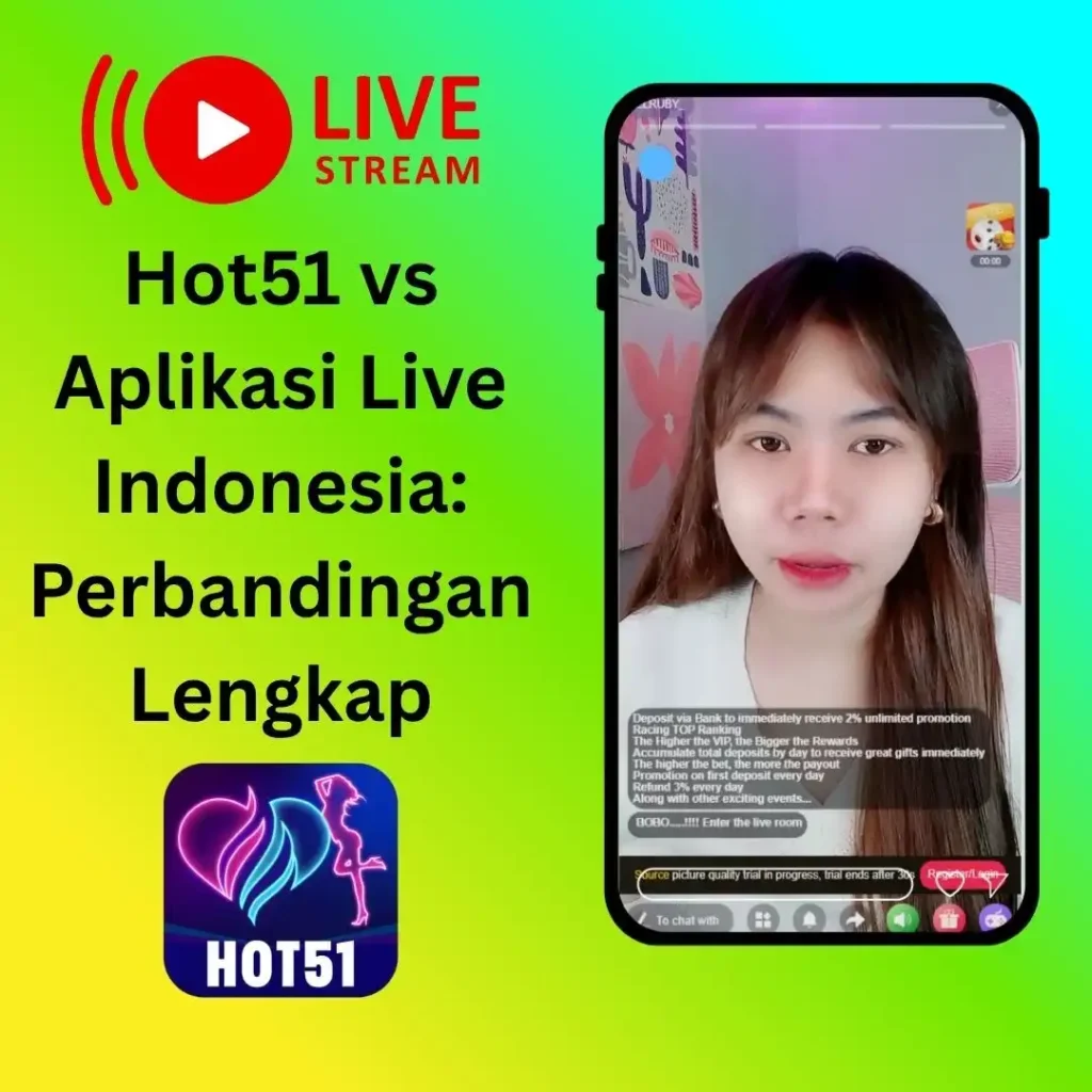 Hot51 vs Aplikasi Live Indonesia: Perbandingan Lengkap